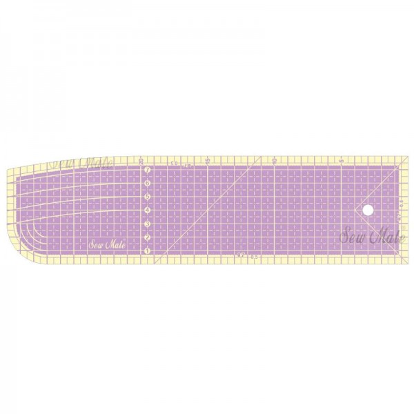 Фото 2: Линейка для разметки SewMate SG-900 термостойкая