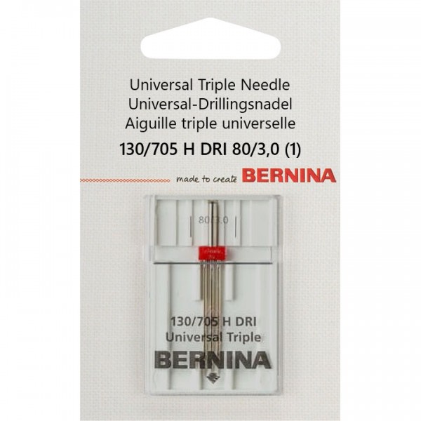 Фото 1: 002 529 71 00 Bernina 130/705 H DRI 80/3.0 иглы тройные 1 шт.