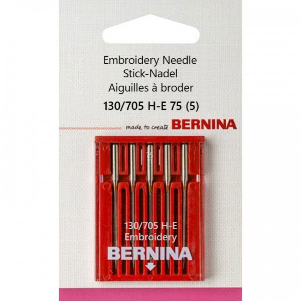 Фото 1: 036 154 70 00 Bernina 130/705 H-E 75 иглы для вышивания 5 шт.