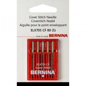 104 601 70 01 Bernina ELX705 CF 80 голки для плаского шва 5 шт.