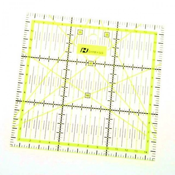 Фото 1: Линейка для пэчворка и квилтинга квадратная