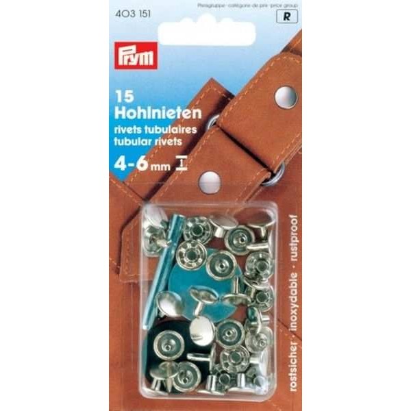 Фото 1: Клепки серебристые 9 мм Prym 403151