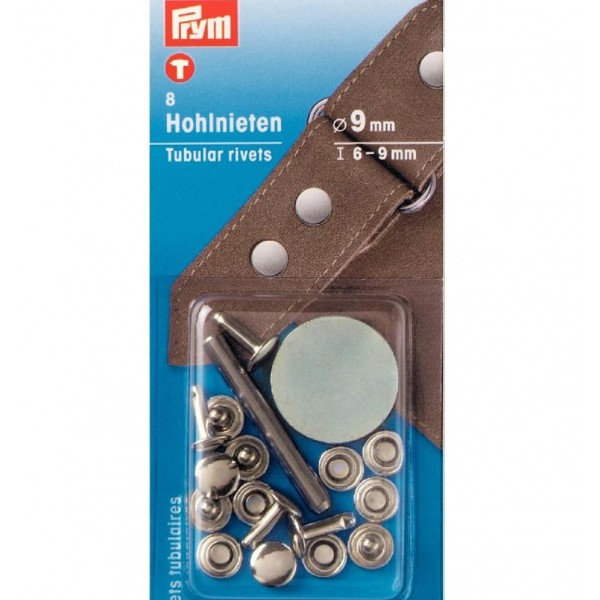 Фото 1: Клепки серебристые 6-9мм Prym 403152