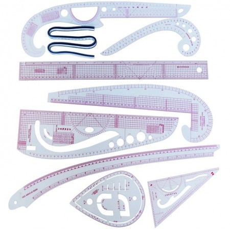  Набір лекал для крою та квілтингу 9 шт.
