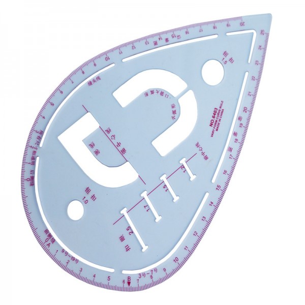 Фото 5: Набор лекал для кроя и квилтинга 9 шт.