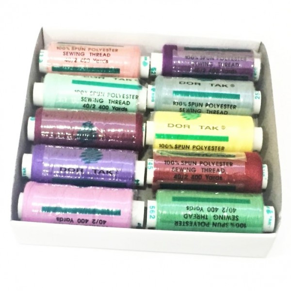 Фото 4: Набір ниток Dor Tak асорті 10 шт.