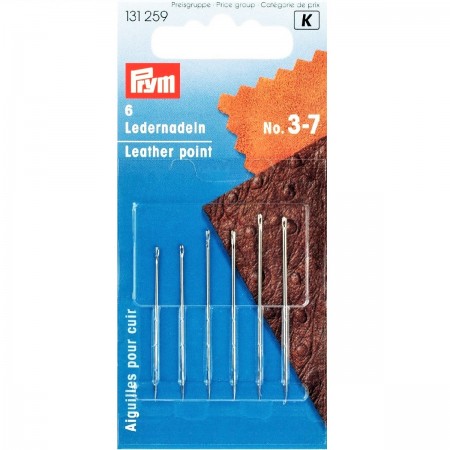  Иглы для кожи №3-7 Prym 131259