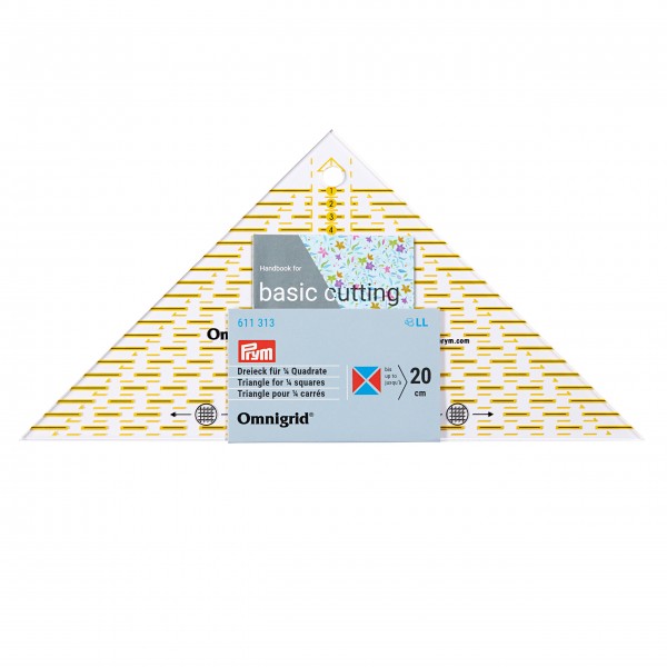 Фото 2: Треугольник 1/4 для пэчворка Prym 611313