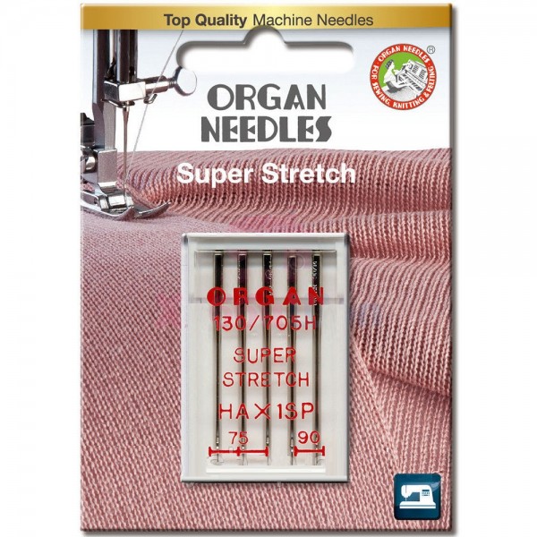 Фото 1: Иглы для стрейча Organ Super Stretch №75-90