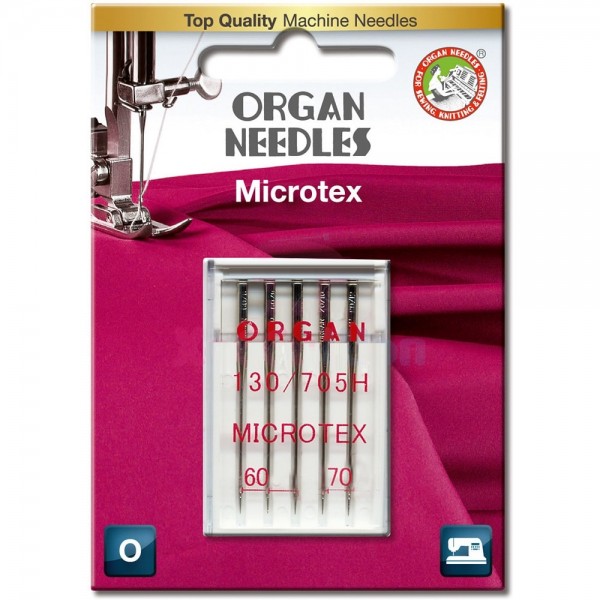 Фото 1: Иглы для микротекстиля Organ Microtex №60-70