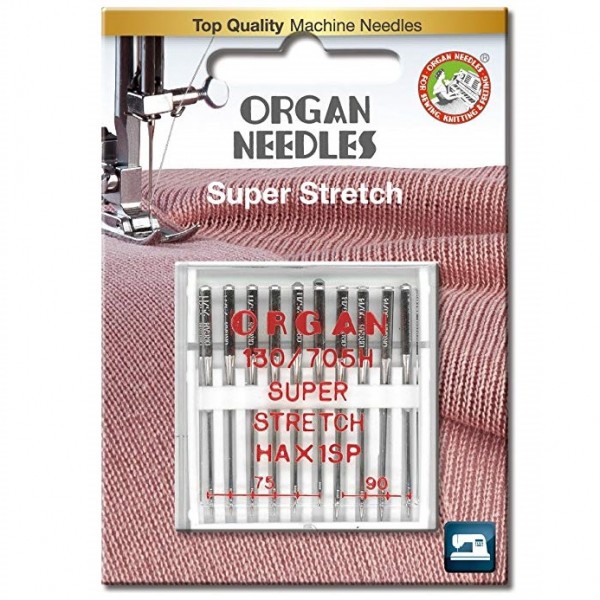 Фото 1: Иглы для стрейча Organ Super Stretch 75-90 10 штук