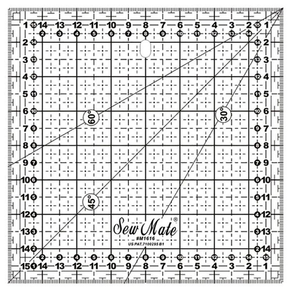 Фото 1: Линейка SewMate M1616-BK