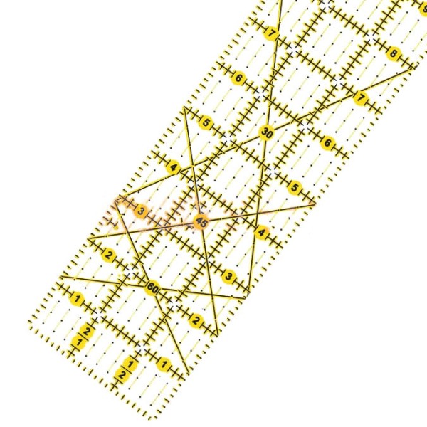 Фото 3: Линейка MegaSew универсальная для квилтинга и пэчворка QR-05
