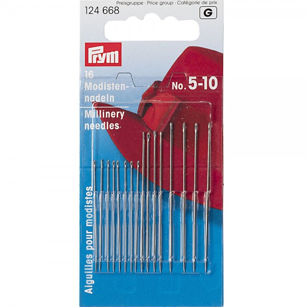 Фото 3: Иглы Prym 124668 шляпные №5-10