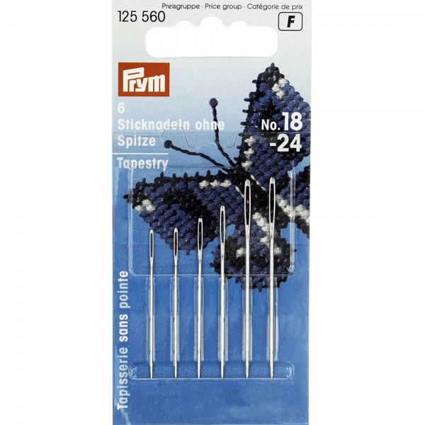 Фото 3: Иглы Prym 125560 без острия для вышивания крестиком №18-24