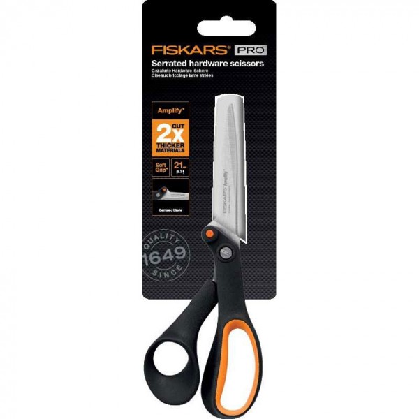 Фото 3: Fiskars Amplify 21 см 1020224 с зазубренным лезвием