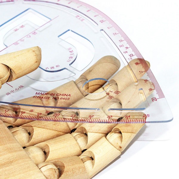 Фото 4: Линейка-лекало Xiehaige 6403 капля портновское