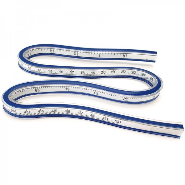 Фото 2: Линейка-лекало гибкое 50 см