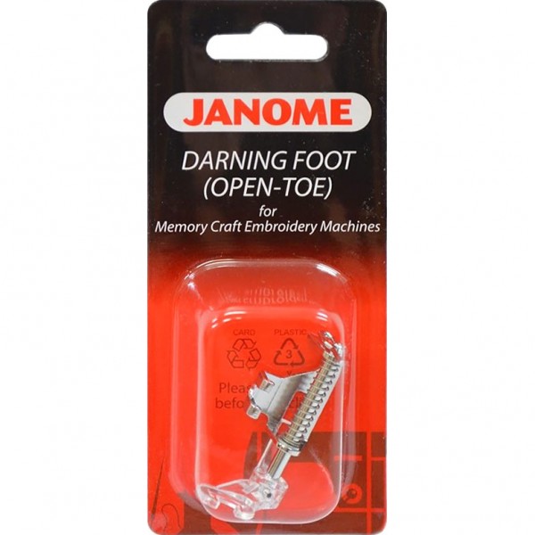 Фото 2: Открытая лапка Janome 200337005 для вышивки и простегивания