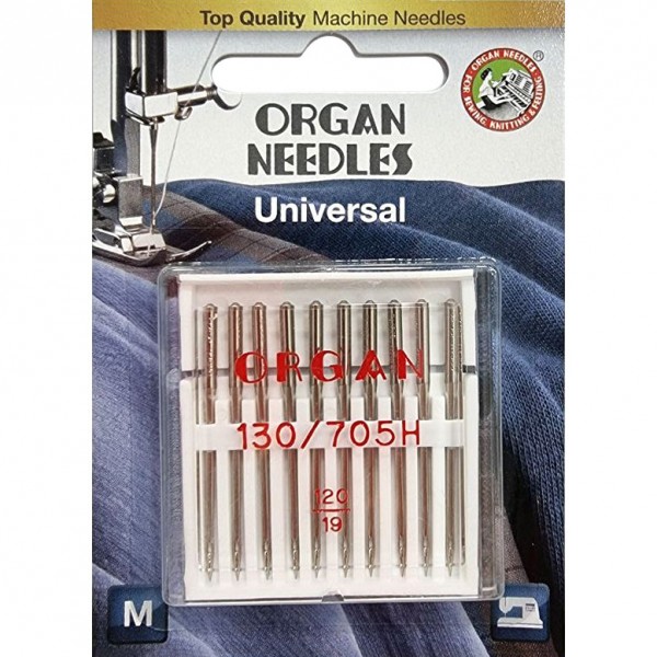 Фото 1: Иглы универсальные Organ Universal №120 10 штук