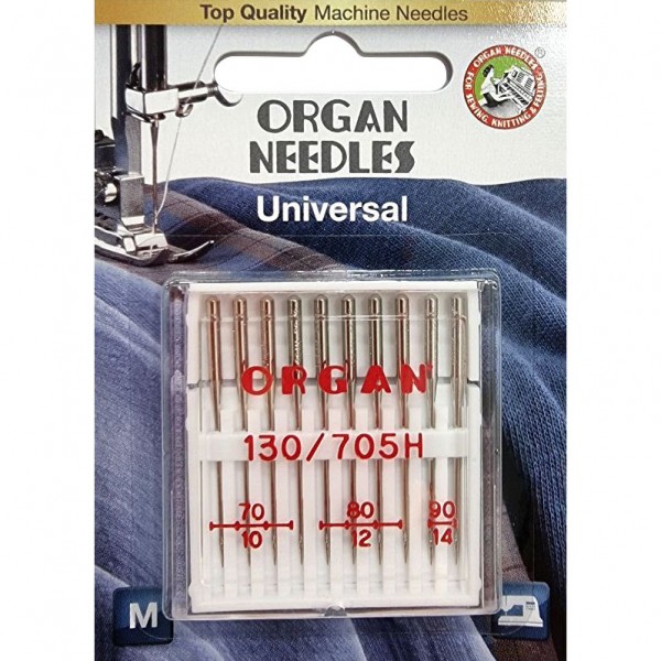 Фото 1: Иглы универсальные Organ Universal №70-90 10 штук