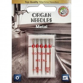  Иглы для металлизированных нитей Organ Metal №90/100