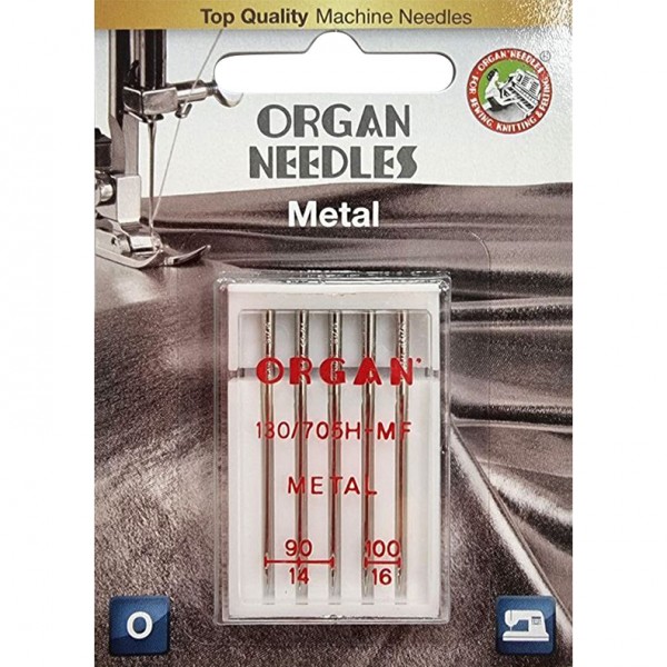Фото 1: Иглы для металлизированных нитей Organ Metal №90/100