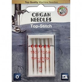  Иглы для штопки и вышивки Organ Top-Stitch №90 5 штук