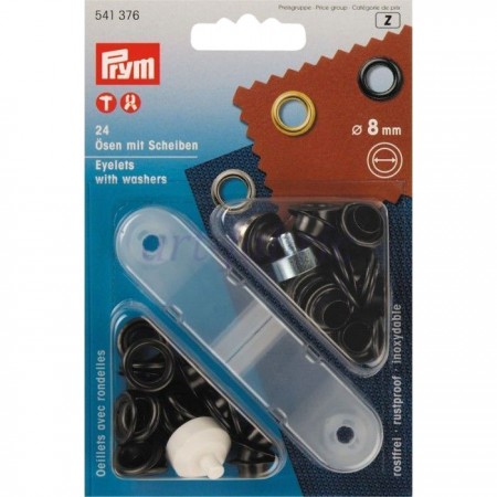  Блочки для шнурков Prym 541376 с устройством установки 8,0 мм