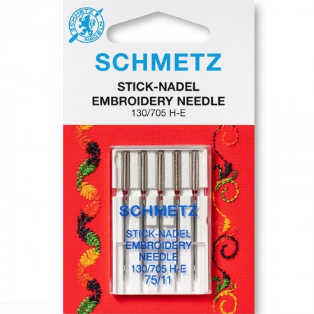 Голки вишивальні Schmetz Embroidery №75