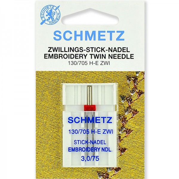 Фото 1: Schmetz Twin Embroidery №75/3.0