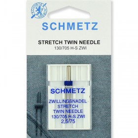 Игла двойная для трикотажа Schmetz Twin Stretch №75/2.5