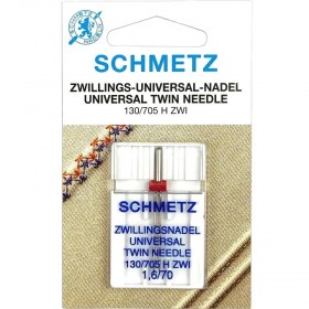 Голка подвійна універсальна Schmetz Twin Universal №70/1.6