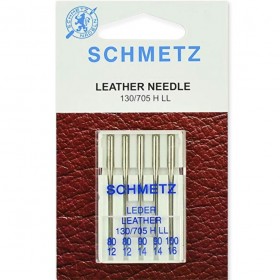 Иглы для кожи Schmetz Leather ассорти №80-100