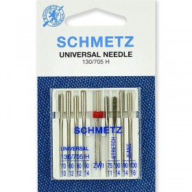 Иглы ассорти с двойной иглой Schmetz Combi KNS №70-100