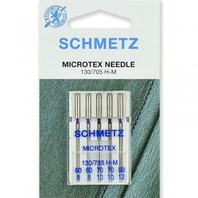Иглы для микротекстиля Schmetz Microtex №60-80