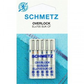 Голки для оверлока Schmetz Overlock №80-90