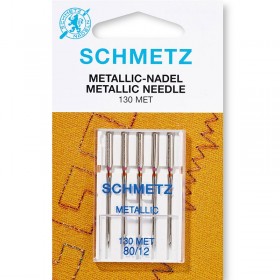 Голки вишивальні Schmetz Metallic №80