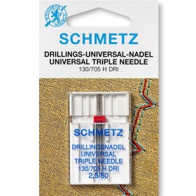 Игла тройная универсальная Schmetz Triple Universal №80/2,5
