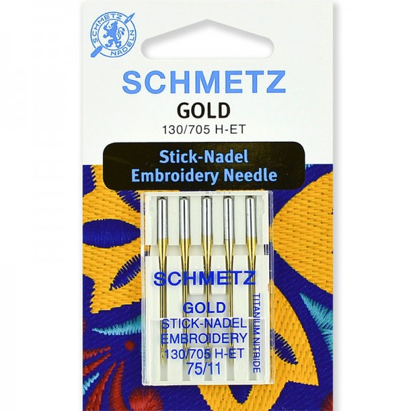 Фото 1: Schmetz Gold Embroidery №75