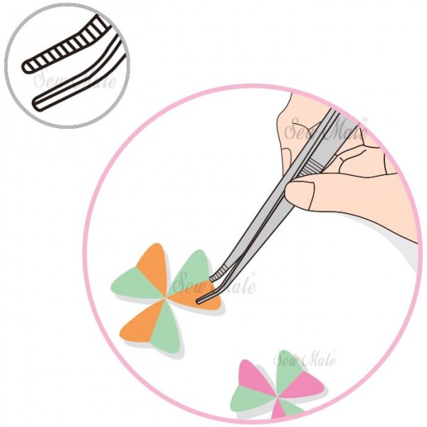 Фото 3: Пинцет с зубцами для швейных машин SewMate TWE6-1(P)