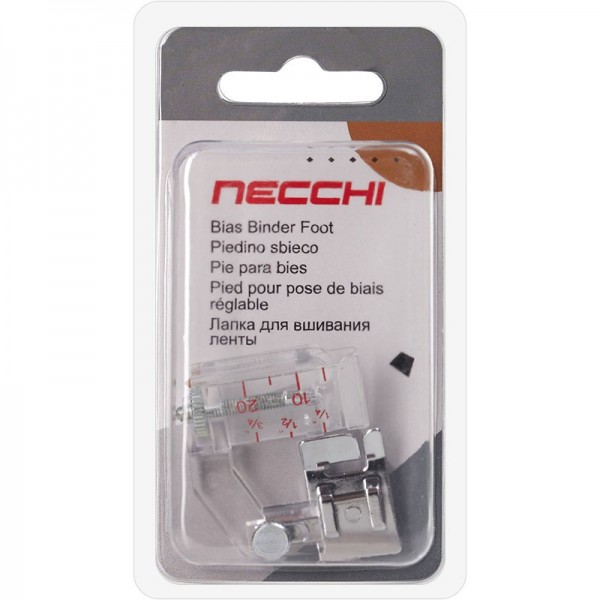 Фото 2: Лапка Necchi U2-N20-014 для косой бейки с линейкой