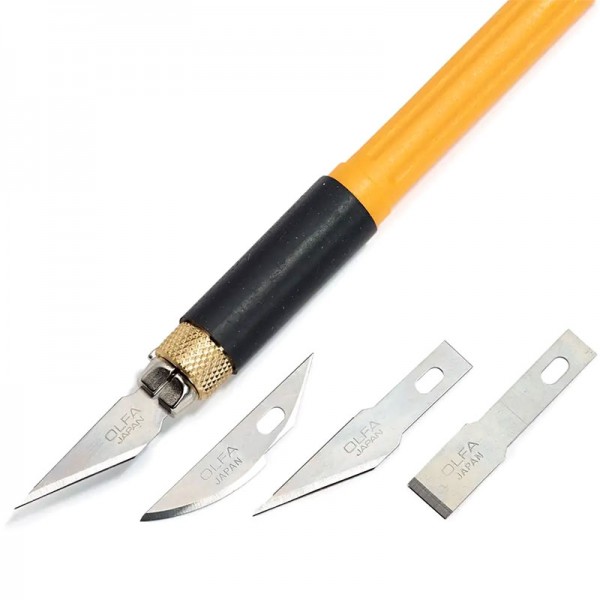 Фото 2: Макетный нож с 3-мя сменными лезвиями Prym 611395