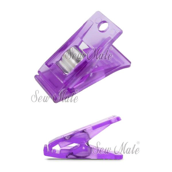 Фото 1: Прищепки SewMate DW-QC02(12)(V) 12 шт. фиолетовые