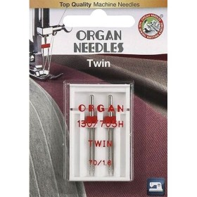  Игла двойная универсальная Organ Twin №70/1.6