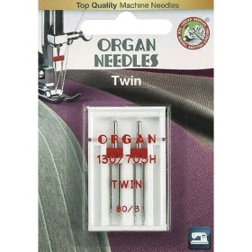  Игла двойная универсальная Organ Twin №80/3.0