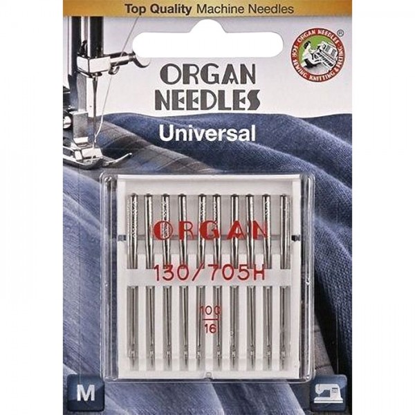 Фото 1: Иглы универсальные Organ Universal №100 10 шт.