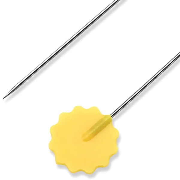 Фото 2: Булавки для квилтинга Prym 028520 с цветочной головкой