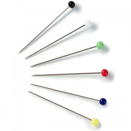  Булавки со стеклянной головкой разноцветные Prym 029212