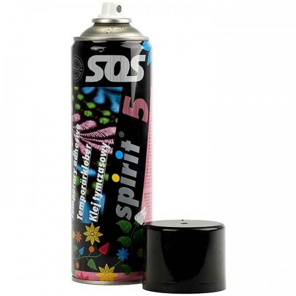 Фото 2: Клей-спрей временной фиксации Spirit 5 для тканей 500 мл
